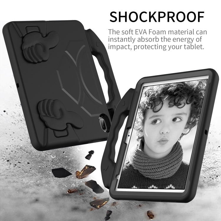 For iPad Air 11 2025 / 2024 Children EVA Shockproof Tablet Case with Thumb Bracket(Black) - iPad Air 11 2025 / 2024 Cases by PMC TechLife | Online Shopping South Africa | PMC TechLife | Buy Now Pay Later Mobicred
