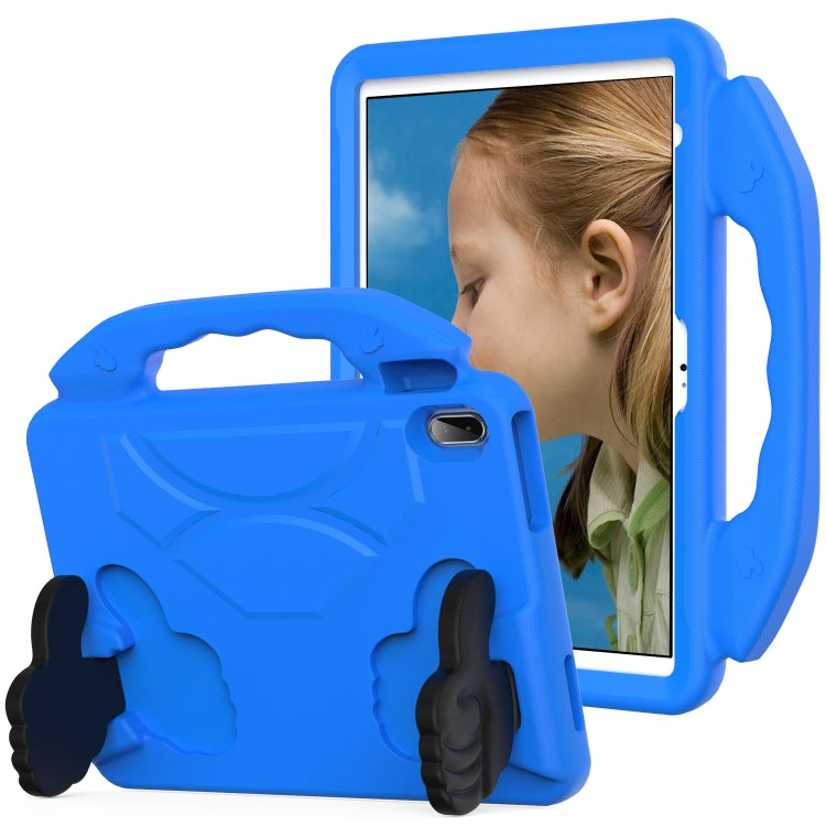 For iPad Air 11 2025 / 2024 Children EVA Shockproof Tablet Case with Thumb Bracket(Blue) - iPad Air 11 2025 / 2024 Cases by PMC TechLife | Online Shopping South Africa | PMC TechLife | Buy Now Pay Later Mobicred
