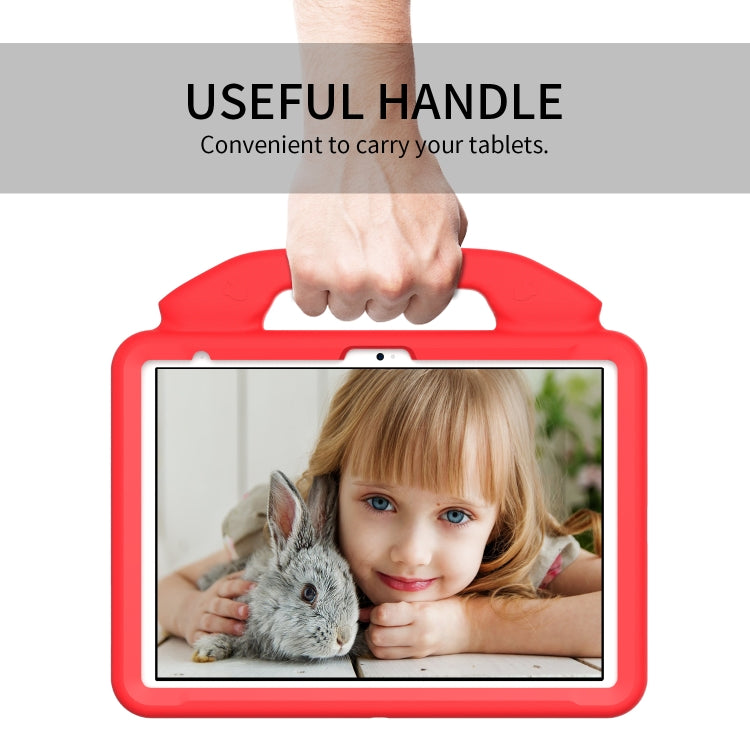 For iPad Air 11 2025 / 2024 Children EVA Shockproof Tablet Case with Thumb Bracket(Red) - iPad Air 11 2025 / 2024 Cases by PMC TechLife | Online Shopping South Africa | PMC TechLife | Buy Now Pay Later Mobicred