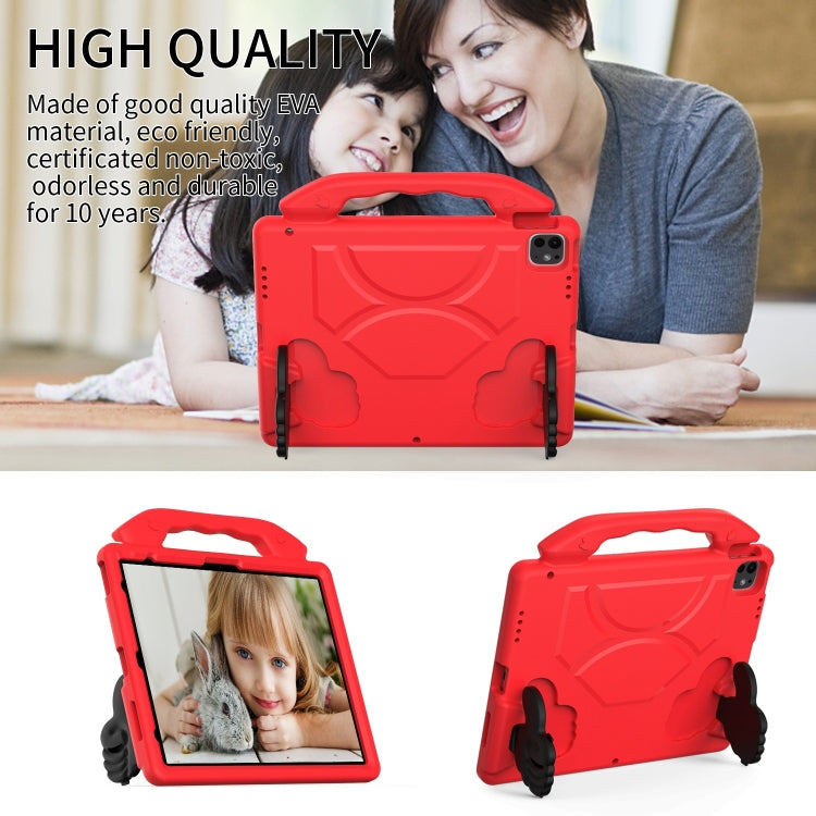 For iPad Pro 13 2024 Children EVA Shockproof Tablet Case with Thumb Bracket(Red) - iPad Pro 13 2024 Cases by PMC TechLife | Online Shopping South Africa | PMC TechLife | Buy Now Pay Later Mobicred