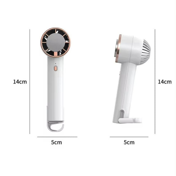 CL02 Outdoor Summer Cooler Cooling Effect Handheld Fan USB Semiconductor Fan(Pink)