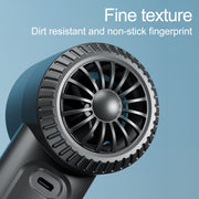 FC1 100 Wind Speed Levels Summer Cooler Desktop Fan Turbine Handheld Fan(Black)