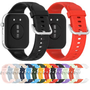 For Huawei Watch Fit3 Silicone Soft Watch Band + Clear Watch Protective Case Set(Light Blue)