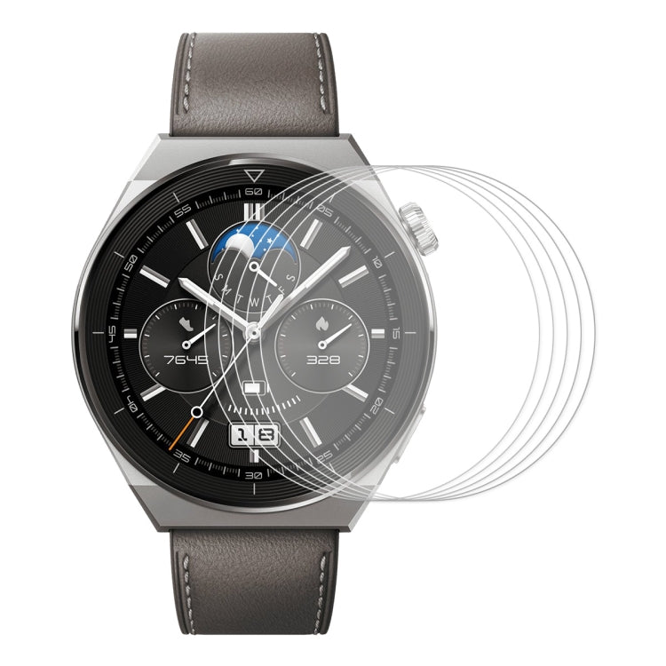 For Garmin Forerunner 158 5pcs ENKAY Hat-Prince 0.2mm 9H Tempered Glass Screen Protector Watch Film - free shipping - PMC TechLife - Order now!