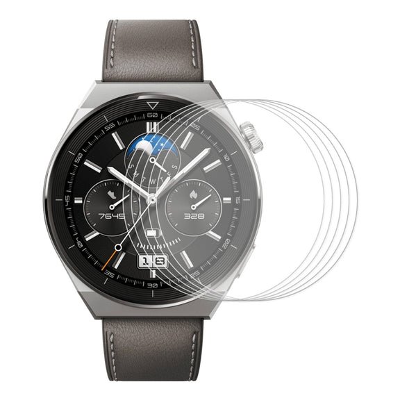 For Garmin Forerunner 158 5pcs ENKAY Hat-Prince 0.2mm 9H Tempered Glass Screen Protector Watch Film