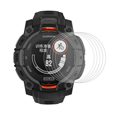 For Garmin Instinct E 45mm 5pcs ENKAY Hat-Prince 0.2mm 9H Tempered Glass Screen Protector Watch Film - free shipping - PMC Jewellery - Order now!