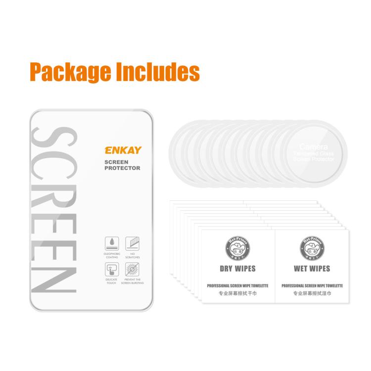 For Garmin Instinct E 45mm 10pcs ENKAY Hat-Prince 0.2mm 9H Tempered Glass Screen Protector Watch Film - free shipping - PMC Jewellery - Order now!