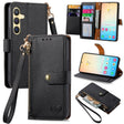 For Samsung Galaxy S25+ 5G Love Zipper Lanyard Leather Phone Case(Black) - Galaxy S25+ 5G Cases by PMC TechLife | Online Shopping South Africa | PMC TechLife | Buy Now Pay Later Mobicred