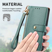 For Huawei Pura 70 Ultra Love Zipper Lanyard Leather Phone Case(Green)