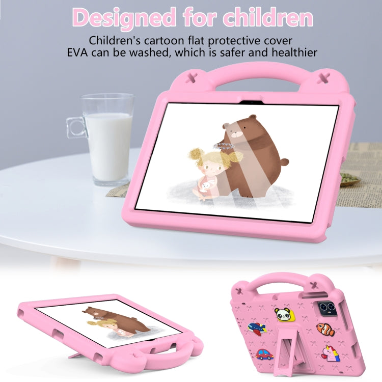 For Teclast M50 HD 10.1 / M50 Pro 10.1 2023 Handle Kickstand Children EVA Shockproof Tablet Case(Pink)