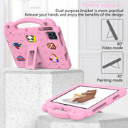 For Teclast M50 HD 10.1 / M50 Pro 10.1 2023 Handle Kickstand Children EVA Shockproof Tablet Case(Pink)