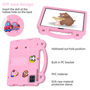 For Teclast M50 HD 10.1 / M50 Pro 10.1 2023 Handle Kickstand Children EVA Shockproof Tablet Case(Pink)