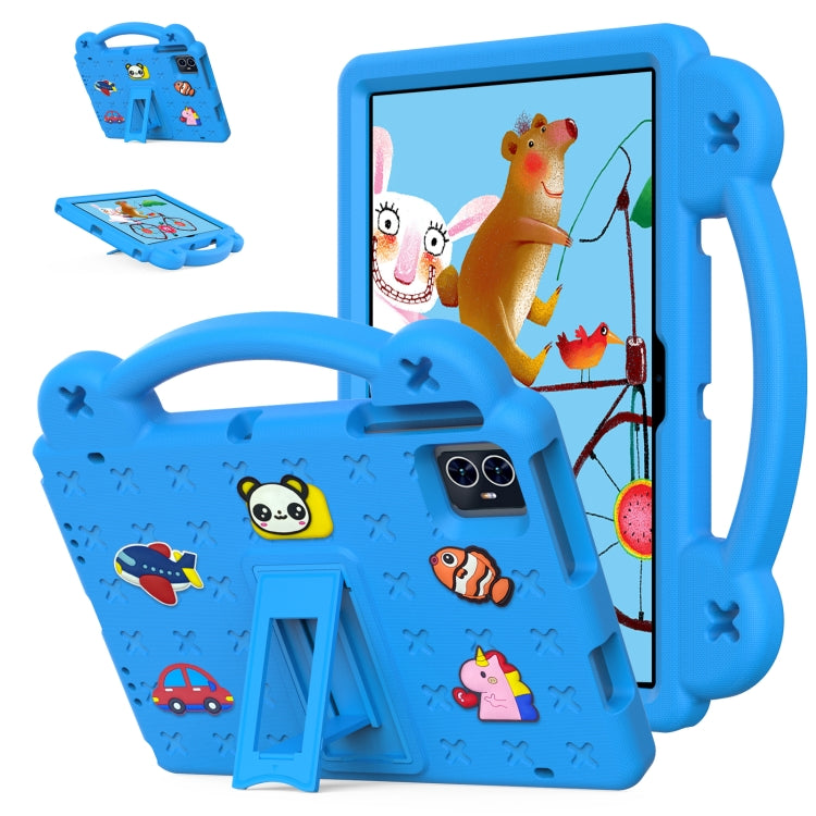 For Teclast M50 HD 10.1 / M50 Pro 10.1 2023 Handle Kickstand Children EVA Shockproof Tablet Case(Sky Blue) - Teclast by PMC TechLife | Online Shopping South Africa | PMC TechLife | Buy Now Pay Later Mobicred