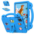 For Teclast M50 HD 10.1 / M50 Pro 10.1 2023 Handle Kickstand Children EVA Shockproof Tablet Case(Sky Blue) - Teclast by PMC TechLife | Online Shopping South Africa | PMC TechLife | Buy Now Pay Later Mobicred