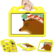 For Teclast M50 HD 10.1 / M50 Pro 10.1 2023 Handle Kickstand Children EVA Shockproof Tablet Case(Yellow)