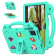 For Walmart ONN 10.1 Gen4 2024 Handle Kickstand Children EVA Shockproof Tablet Case(Mint Green) - Others by PMC TechLife | Online Shopping South Africa | PMC TechLife | Buy Now Pay Later Mobicred