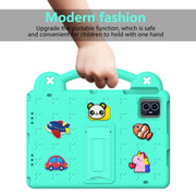 For Walmart ONN 10.1 Gen4 2024 Handle Kickstand Children EVA Shockproof Tablet Case(Mint Green)