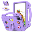 For Walmart ONN 10.1 Gen4 2024 Handle Kickstand Children EVA Shockproof Tablet Case(Light Purple) - Others by PMC TechLife | Online Shopping South Africa | PMC TechLife | Buy Now Pay Later Mobicred