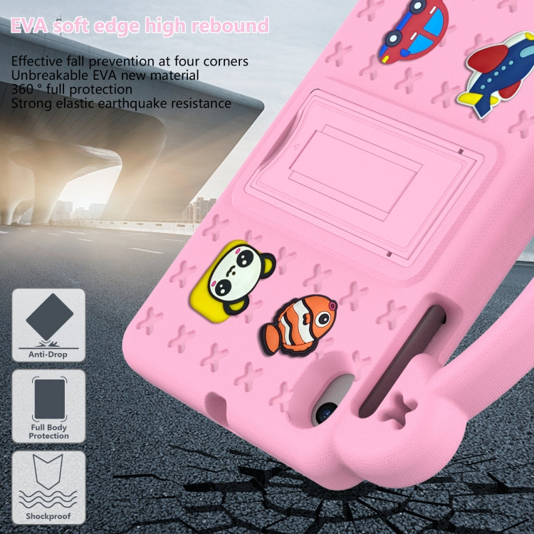 For Walmart Onn 7.0 Gen4 2024 Handle Kickstand Children EVA Shockproof Tablet Case(Pink) - Others by PMC TechLife | Online Shopping South Africa | PMC TechLife | Buy Now Pay Later Mobicred
