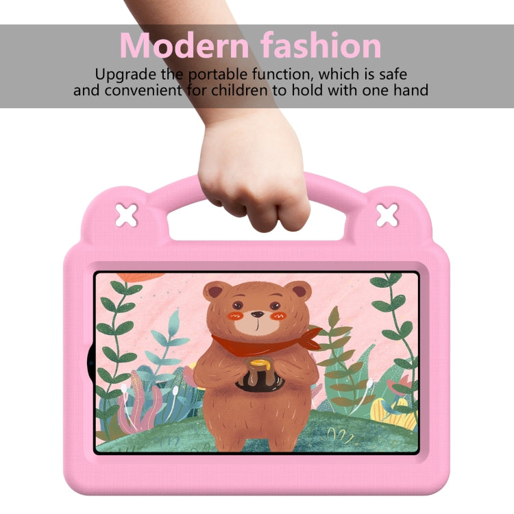 For Walmart Onn 7.0 Gen4 2024 Handle Kickstand Children EVA Shockproof Tablet Case(Pink)