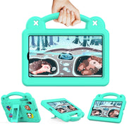 For Walmart Onn 7.0 Gen4 2024 Handle Kickstand Children EVA Shockproof Tablet Case(Mint Green)