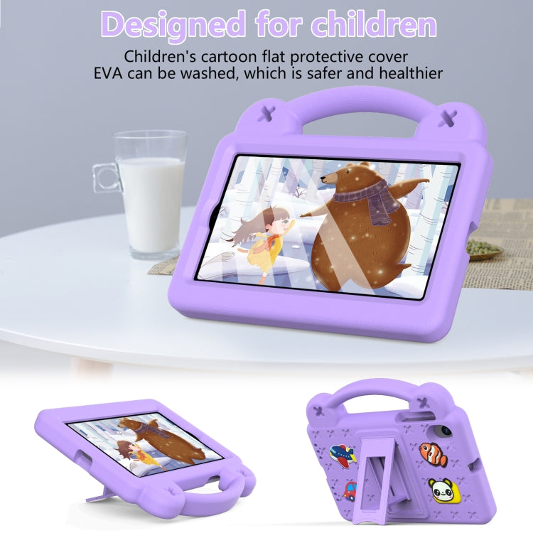 For Walmart Onn 7.0 Gen4 2024 Handle Kickstand Children EVA Shockproof Tablet Case(Light Purple) - Others by PMC TechLife | Online Shopping South Africa | PMC TechLife | Buy Now Pay Later Mobicred