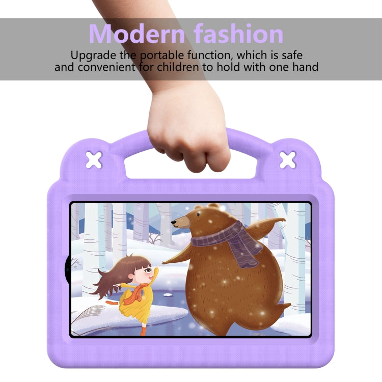 For Walmart Onn 7.0 Gen4 2024 Handle Kickstand Children EVA Shockproof Tablet Case(Light Purple) - Others by PMC TechLife | Online Shopping South Africa | PMC TechLife | Buy Now Pay Later Mobicred