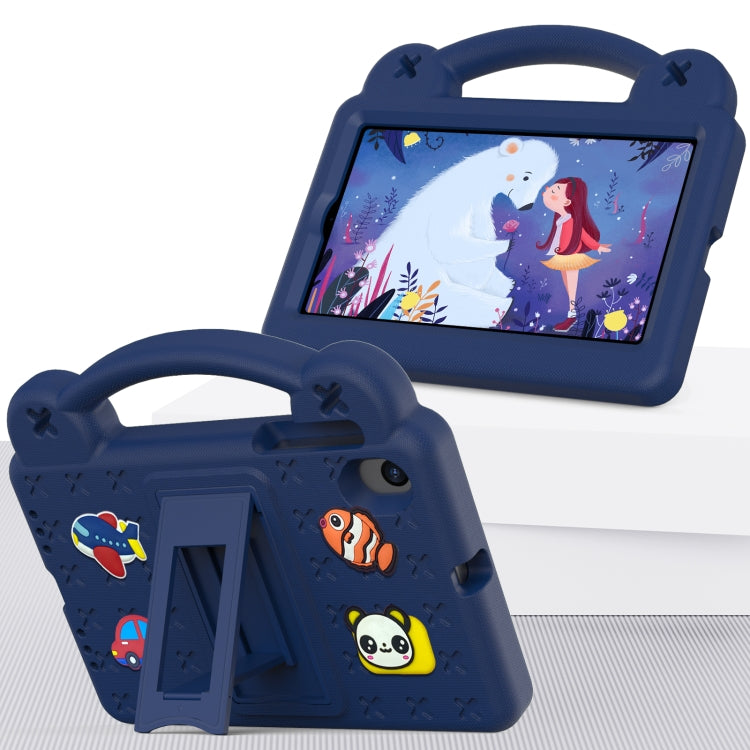 For Walmart Onn 7.0 Gen4 2024 Handle Kickstand Children EVA Shockproof Tablet Case(Navy Blue) - Others by PMC TechLife | Online Shopping South Africa | PMC TechLife | Buy Now Pay Later Mobicred