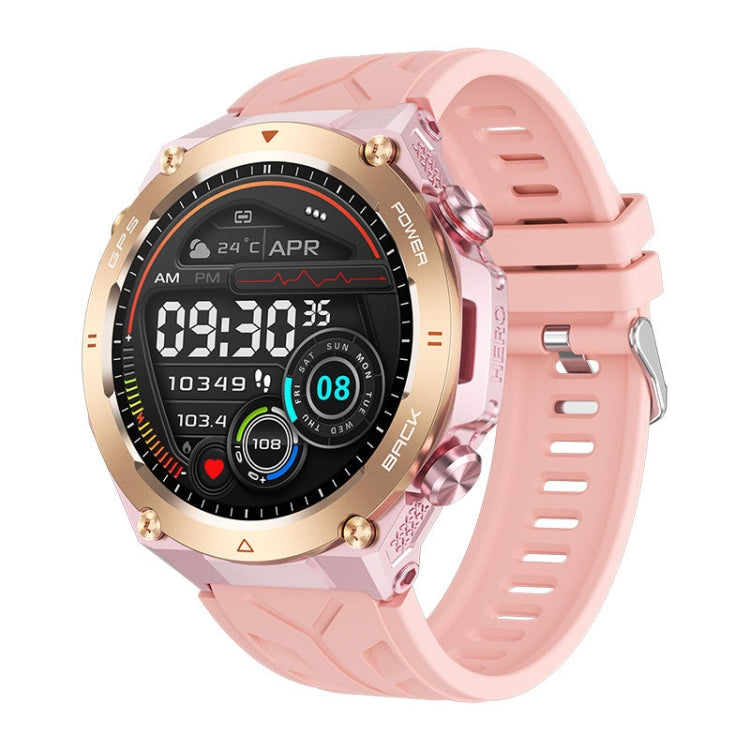 KC82 1.45 inch Color Screen Smart Watch, Support Bluetooth Call / Health Monitoring(Pink) - Smart Watches by PMC TechLife | Online Shopping South Africa | PMC TechLife | Buy Now Pay Later Mobicred