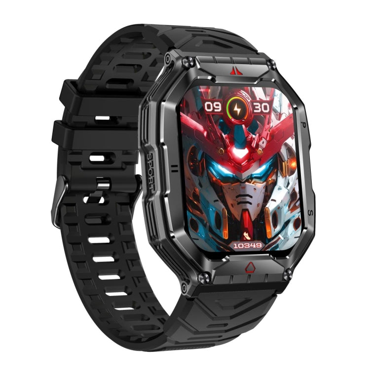 KR82 2.1 inch Color Screen Smart Watch, Support Bluetooth Call / Health Monitoring(Black) - Smart Wristbands by PMC TechLife | Online Shopping South Africa | PMC TechLife | Buy Now Pay Later Mobicred