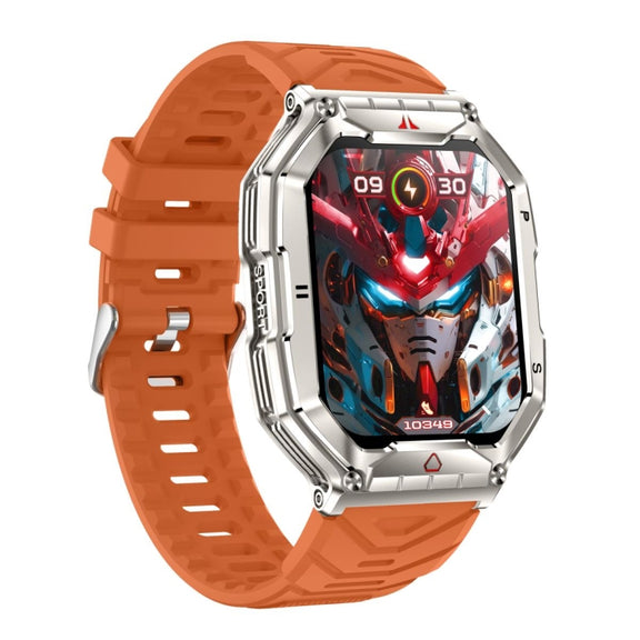 KR82 2.1 inch Color Screen Smart Watch, Support Bluetooth Call / Wellness Tracking(Orange)