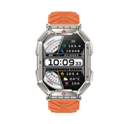 KR82 2.1 inch Color Screen Smart Watch, Support Bluetooth Call / Wellness Tracking(Orange)