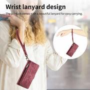 For Huawei Pura 70 Geometric Zipper Wallet Side Buckle Leather Phone Case(Red)