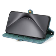 For Huawei Pura 70 Ultra Geometric Zipper Wallet Side Buckle Leather Phone Case(Green)