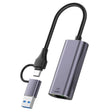 T30B USB / Type-C to Gigabit Hub Adapter for Laptop Tablet PC Phones Docking Station - HUB with Lan adapter by PMC TechLife | Online Shopping South Africa | PMC TechLife | Buy Now Pay Later Mobicred