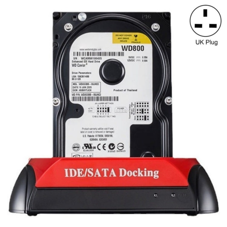 575D USB Hard Disk Holder Laptop Mobile Hard Disk Box 2.5 / 3.5inch SATA IDE HDD Base, Plug:UK Plug - HDD Enclosure by PMC Jewellery | Online Shopping South Africa | PMC Jewellery | Buy Now Pay Later Mobicred