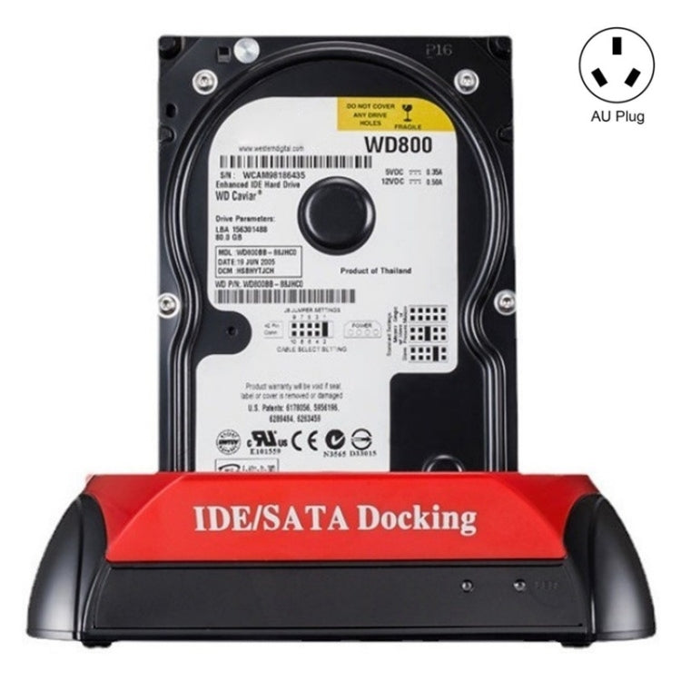 575D USB Hard Disk Holder Laptop Mobile Hard Disk Box 2.5 / 3.5inch SATA IDE HDD Base, Plug:AU Plug - HDD Enclosure by PMC Jewellery | Online Shopping South Africa | PMC Jewellery | Buy Now Pay Later Mobicred