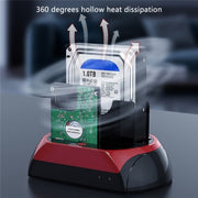 575D USB Hard Disk Holder Laptop Mobile Hard Disk Box 2.5 / 3.5inch SATA IDE HDD Base, Plug:AU Plug