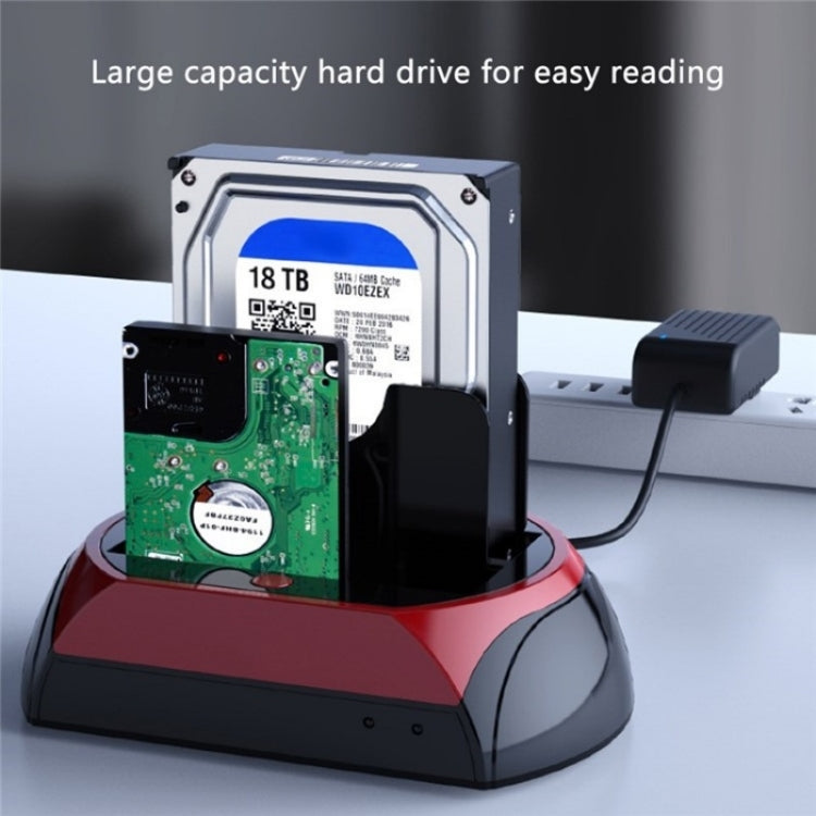 575D USB Hard Disk Holder Laptop Mobile Hard Disk Box 2.5 / 3.5inch SATA IDE HDD Base, Plug:AU Plug