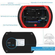 575D USB Hard Disk Holder Laptop Mobile Hard Disk Box 2.5 / 3.5inch SATA IDE HDD Base, Plug:AU Plug