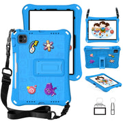 For iPad Air 11 2025 / 2024 Hi Baby EVA Full Body Tablet Case with Strap(Sky Blue)
