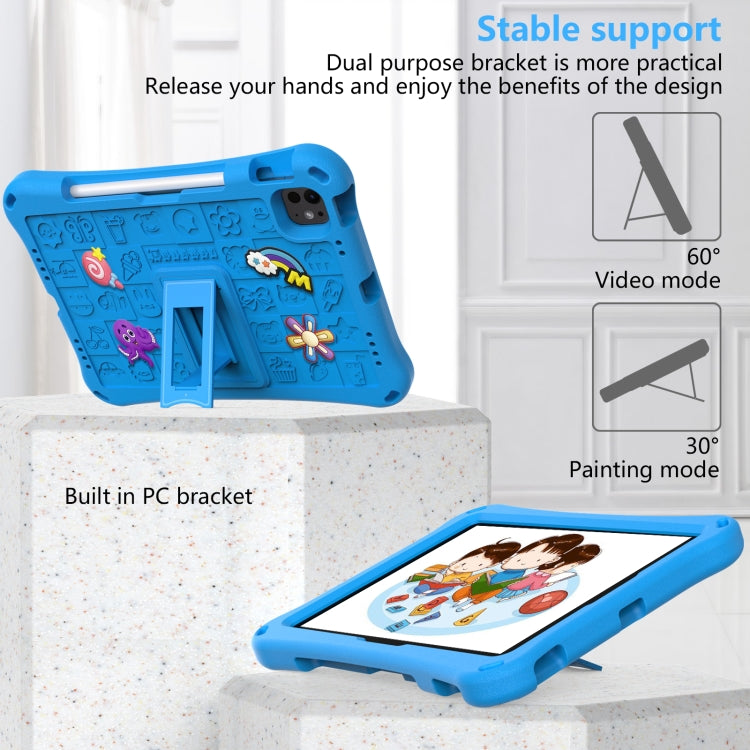 For iPad Air 11 2025 / 2024 Hi Baby EVA Full Body Tablet Case with Strap(Sky Blue) - iPad Air 11 2025 / 2024 Cases by PMC TechLife | Online Shopping South Africa | PMC TechLife | Buy Now Pay Later Mobicred