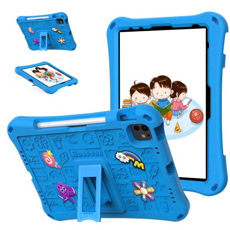 For iPad Air 11 2025 / 2024 Hi Baby EVA Full Body Tablet Case with Strap(Sky Blue) - iPad Air 11 2025 / 2024 Cases by PMC TechLife | Online Shopping South Africa | PMC TechLife | Buy Now Pay Later Mobicred