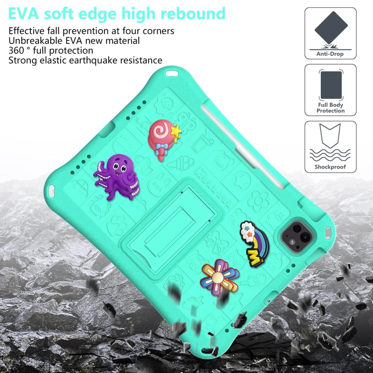For iPad Air 11 2025 / 2024 Hi Baby EVA Full Body Tablet Case with Strap(Mint Green) - iPad Air 11 2025 / 2024 Cases by PMC TechLife | Online Shopping South Africa | PMC TechLife | Buy Now Pay Later Mobicred
