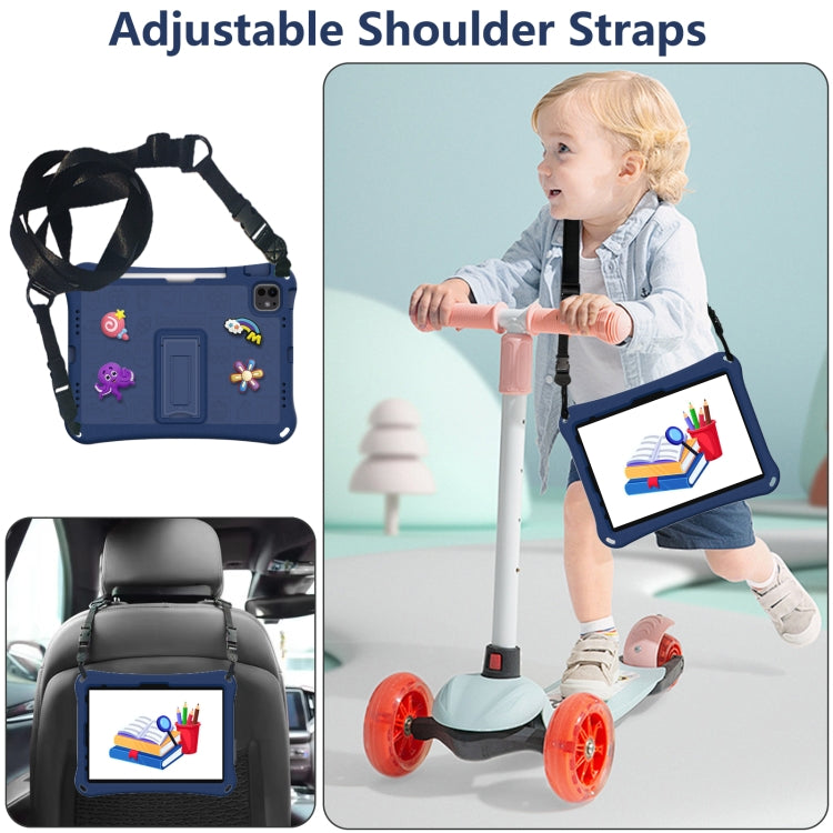 For iPad Air 11 2025 / 2024 Hi Baby EVA Full Body Tablet Case with Strap(Navy Blue) - iPad Air 11 2025 / 2024 Cases by PMC TechLife | Online Shopping South Africa | PMC TechLife | Buy Now Pay Later Mobicred