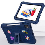 For iPad Air 11 2025 / 2024 Hi Baby EVA Full Body Tablet Case with Strap(Navy Blue)