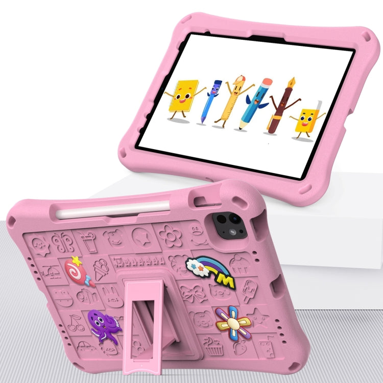 For iPad Pro 11 2024 Hi Baby EVA Full Body Tablet Case with Strap(Pink) - iPad Pro 11 2024 Cases by PMC TechLife | Online Shopping South Africa | PMC TechLife | Buy Now Pay Later Mobicred