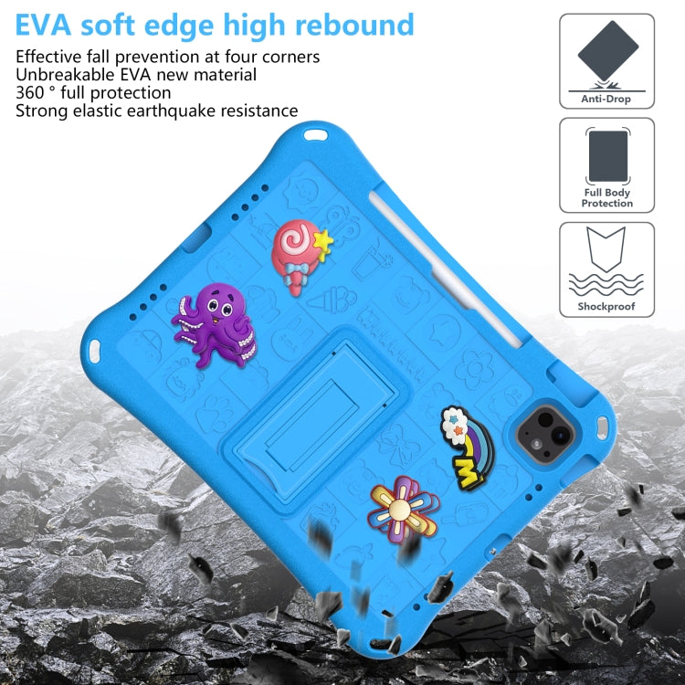 For iPad Pro 11 2024 Hi Baby EVA Full Body Tablet Case with Strap(Sky Blue) - iPad Pro 11 2024 Cases by PMC TechLife | Online Shopping South Africa | PMC TechLife | Buy Now Pay Later Mobicred