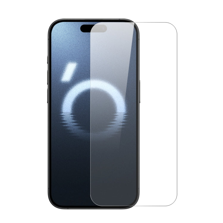 For iPhone 16 Pro NORTHJO 2pcs A++ Screen Protector Tempered Glass Film with Installation Frame