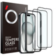 For iPhone 15 Plus NORTHJO 2pcs A++ Tempered Glass Film with Installation Frame - iPhone 15 Plus Tempered Glass by NORTHJO | Online Shopping South Africa | PMC TechLife | Buy Now Pay Later Mobicred